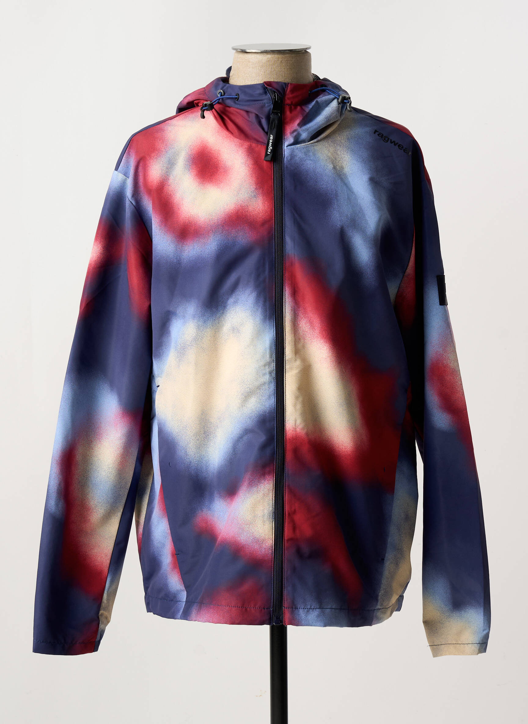 Vėjo nepraleidėjas kišenės su gobtuvu mėlyna RAGWEAR vyras