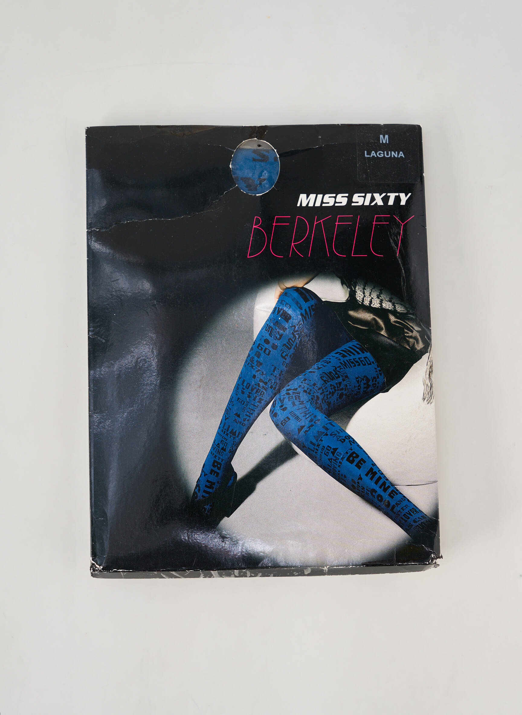 Kojinės fantazijos raštas mėlyna MISS SIXTY moteris