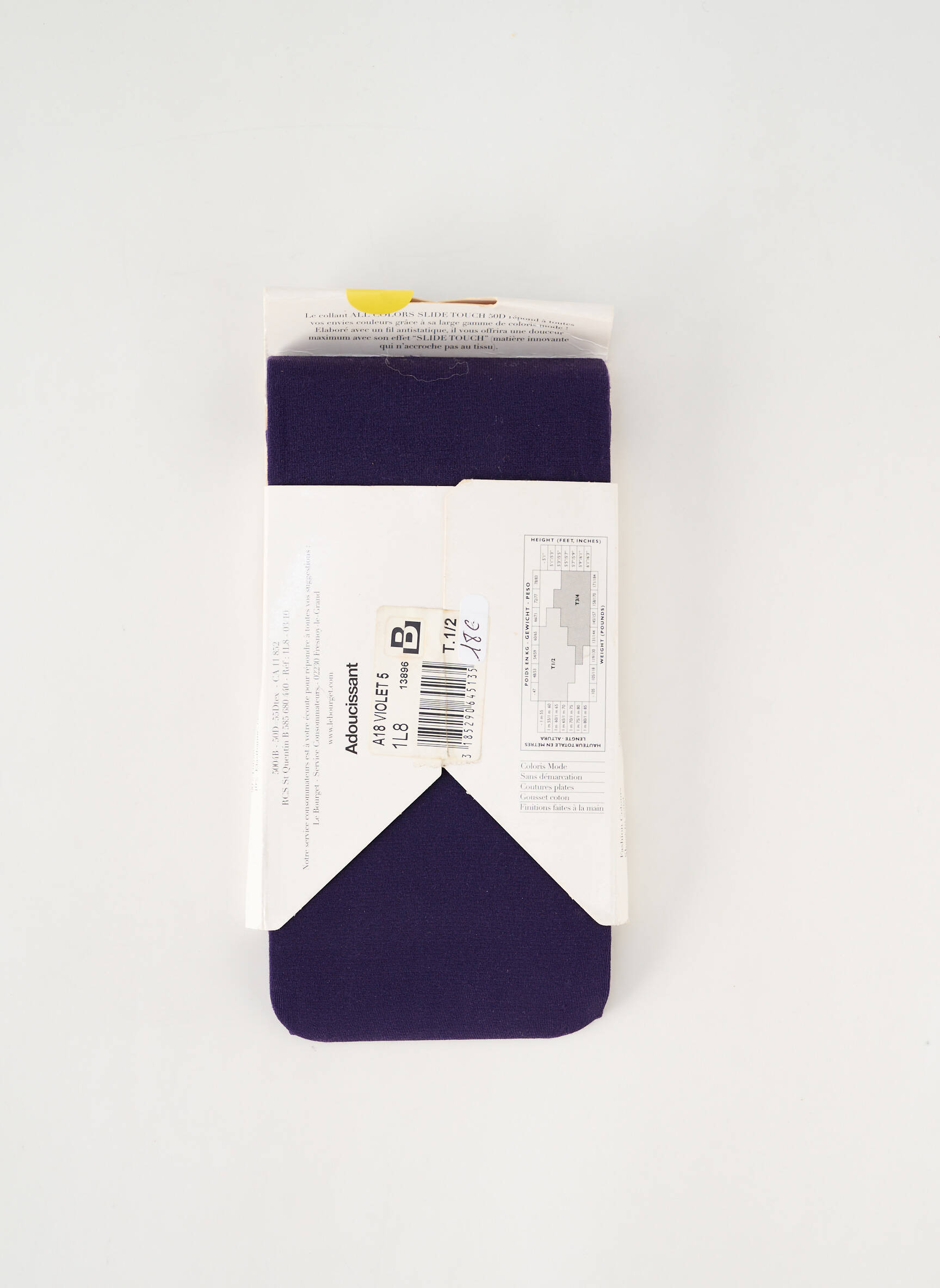 Kojinės tamprumas violetinis LE BOURGET moteris