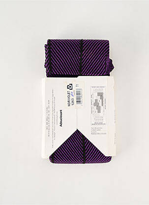 Kojinės fantazijos raštas violetinis LE BOURGET moteris