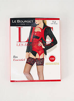 Bas tamprumas juodas LE BOURGET moteris