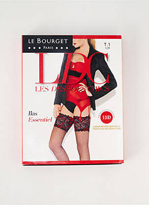 Bas tamprumas juodas LE BOURGET moteris
