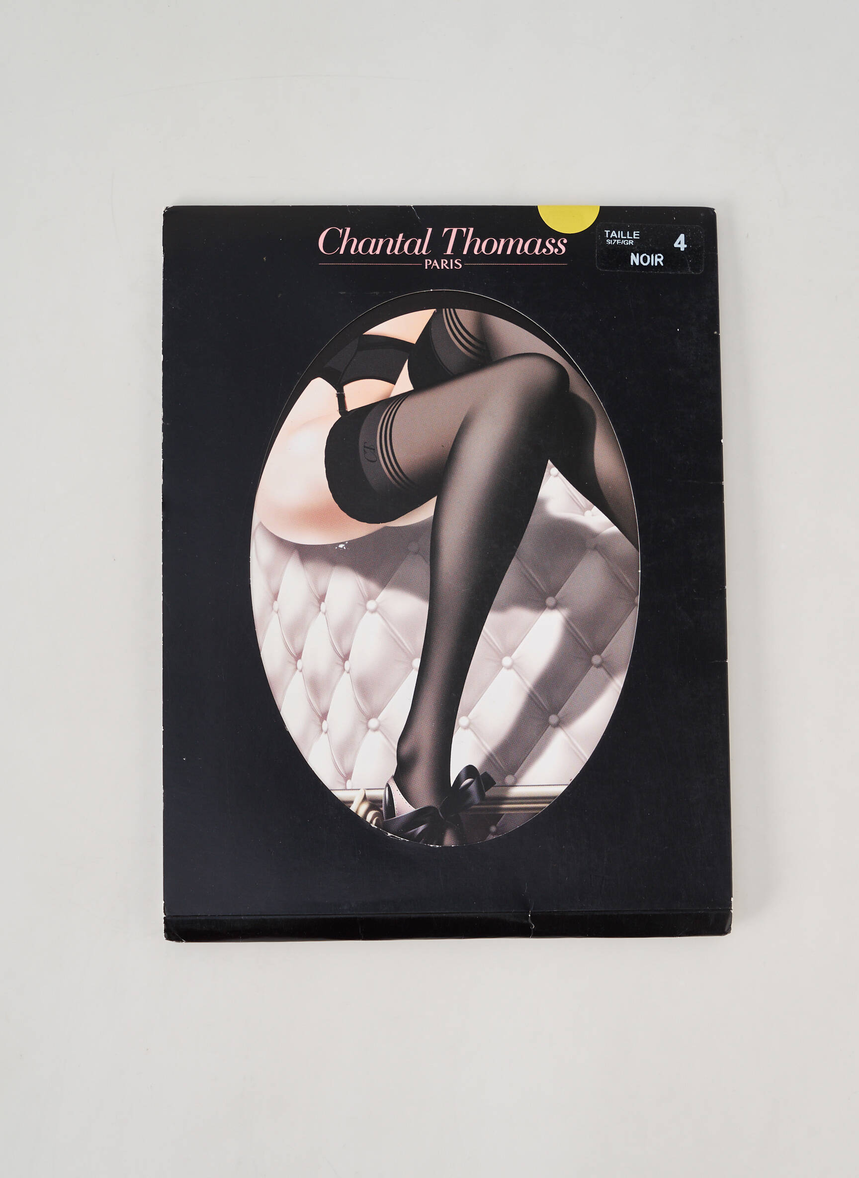 Kojinės fantazijos raštas juodas CHANTAL THOMASS moteris