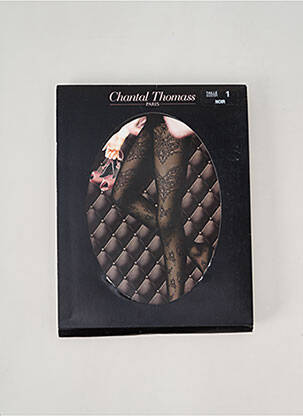 Kojinės fantazijos raštas juodas CHANTAL THOMASS moteris