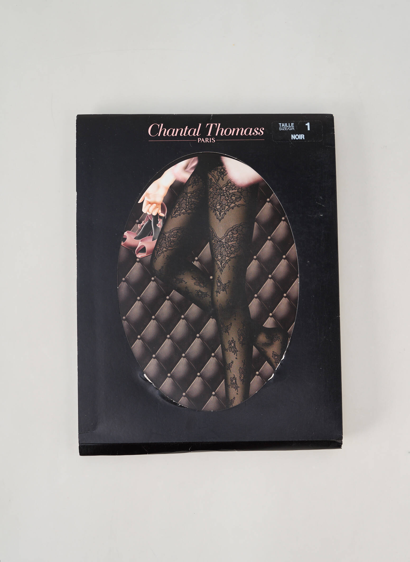 Kojinės fantazijos raštas juodas CHANTAL THOMASS moteris