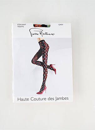 Kojinės tamprumas juodas PIERRE MANTOUX moteris