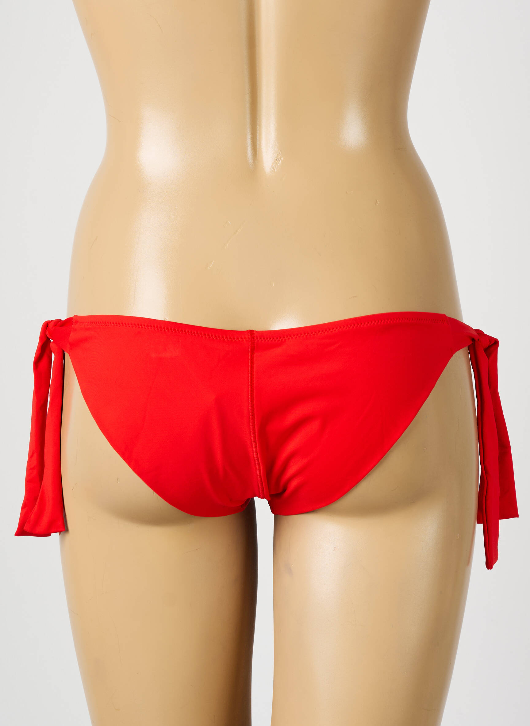 Maudymosi kelnaitės užsegimas su raišteliais bikini raudona ANTIGEL moteris