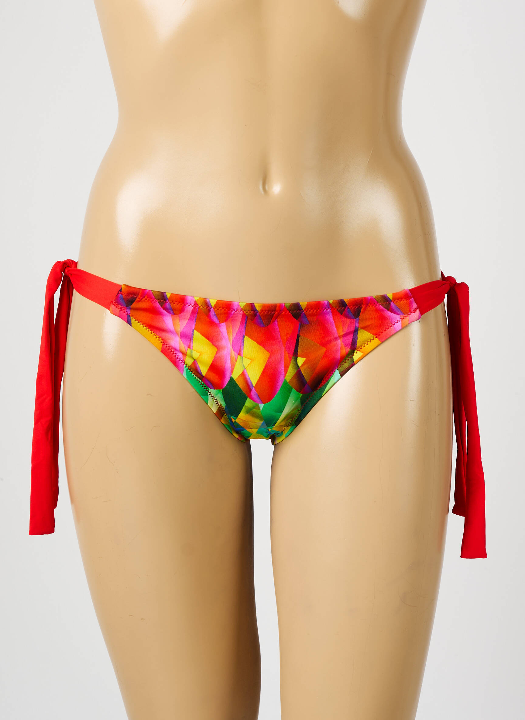Maudymosi kelnaitės fantazijos raštas bikini raudona ANTIGEL moteris
