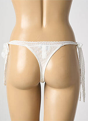 Tanga tamprumas baltas MARJOLAINE moteris