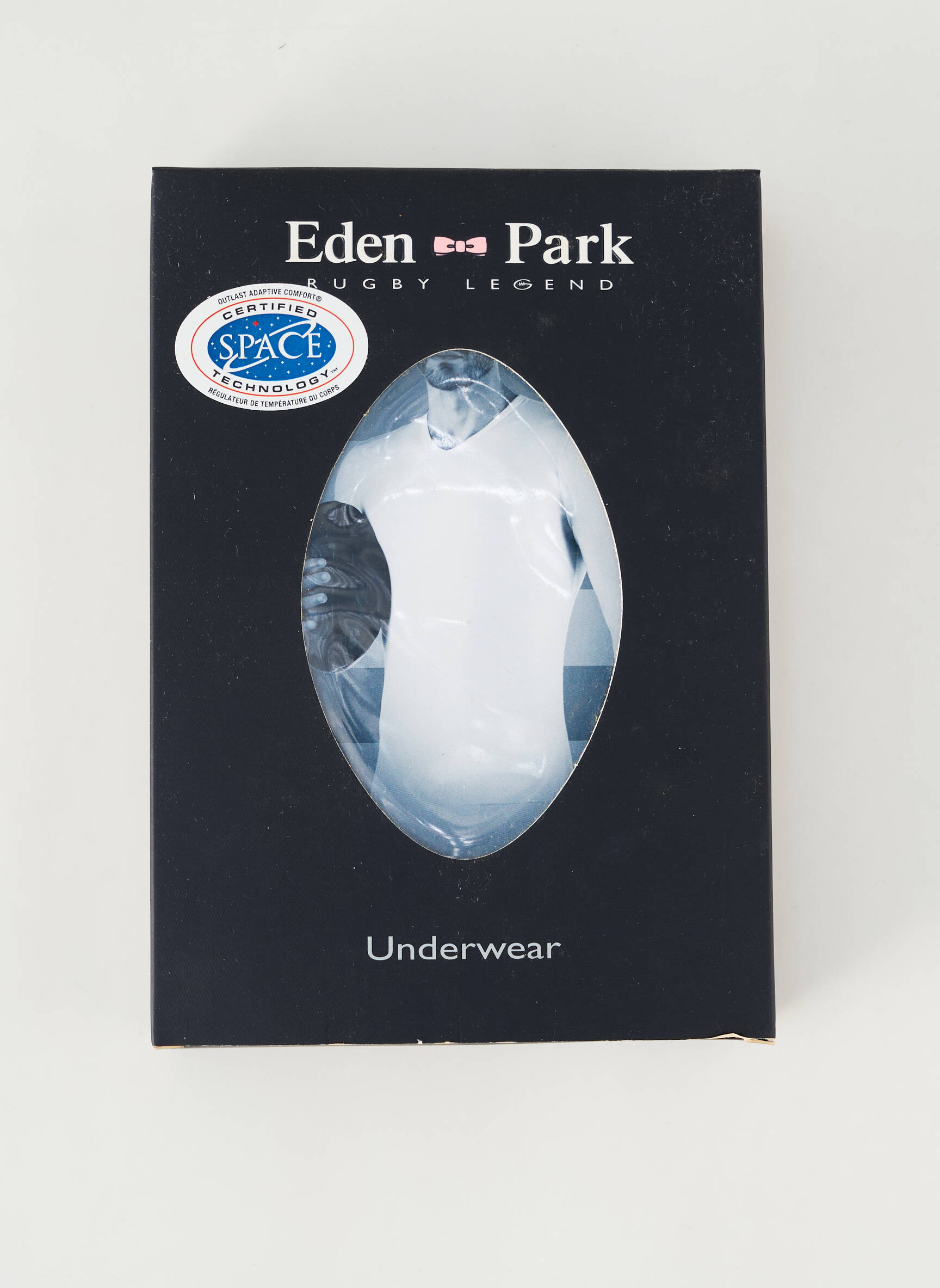 T-marškinys tamprumas ilgos rankovės juodas EDEN PARK vyras