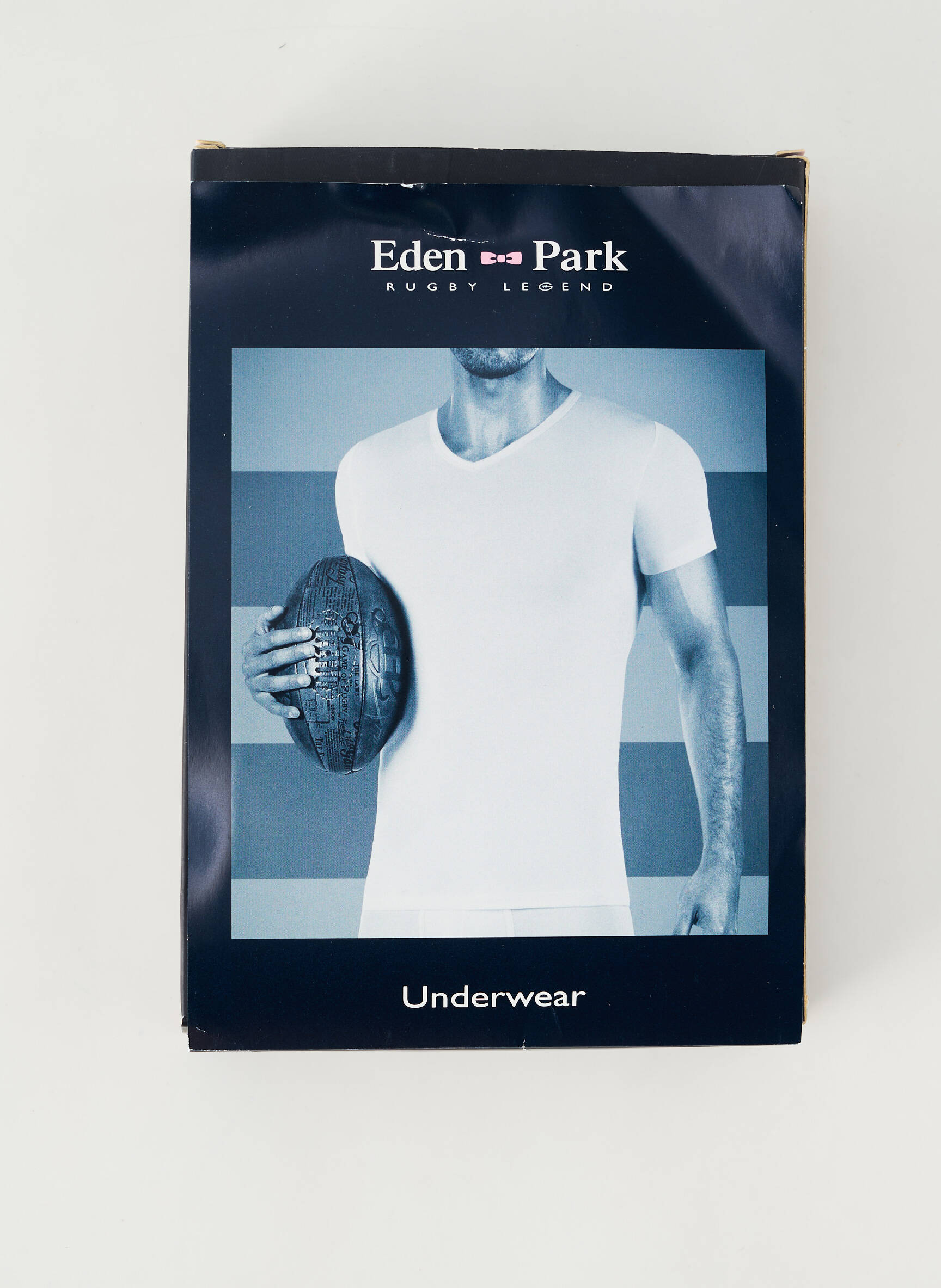 T-marškinys tamprumas trumpas rankovės baltas EDEN PARK vyras