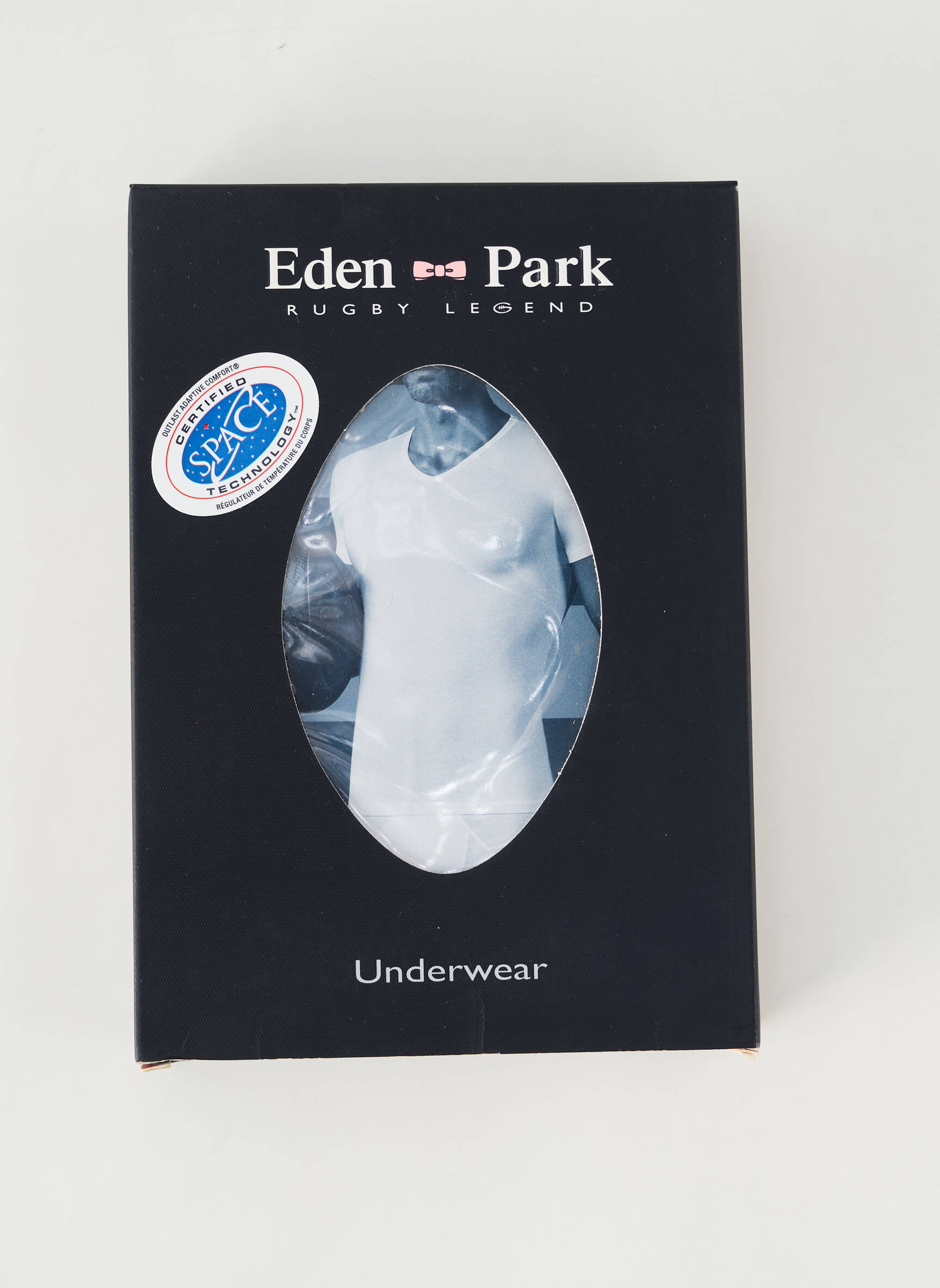 T-marškinys tamprumas trumpas rankovės juodas EDEN PARK vyras