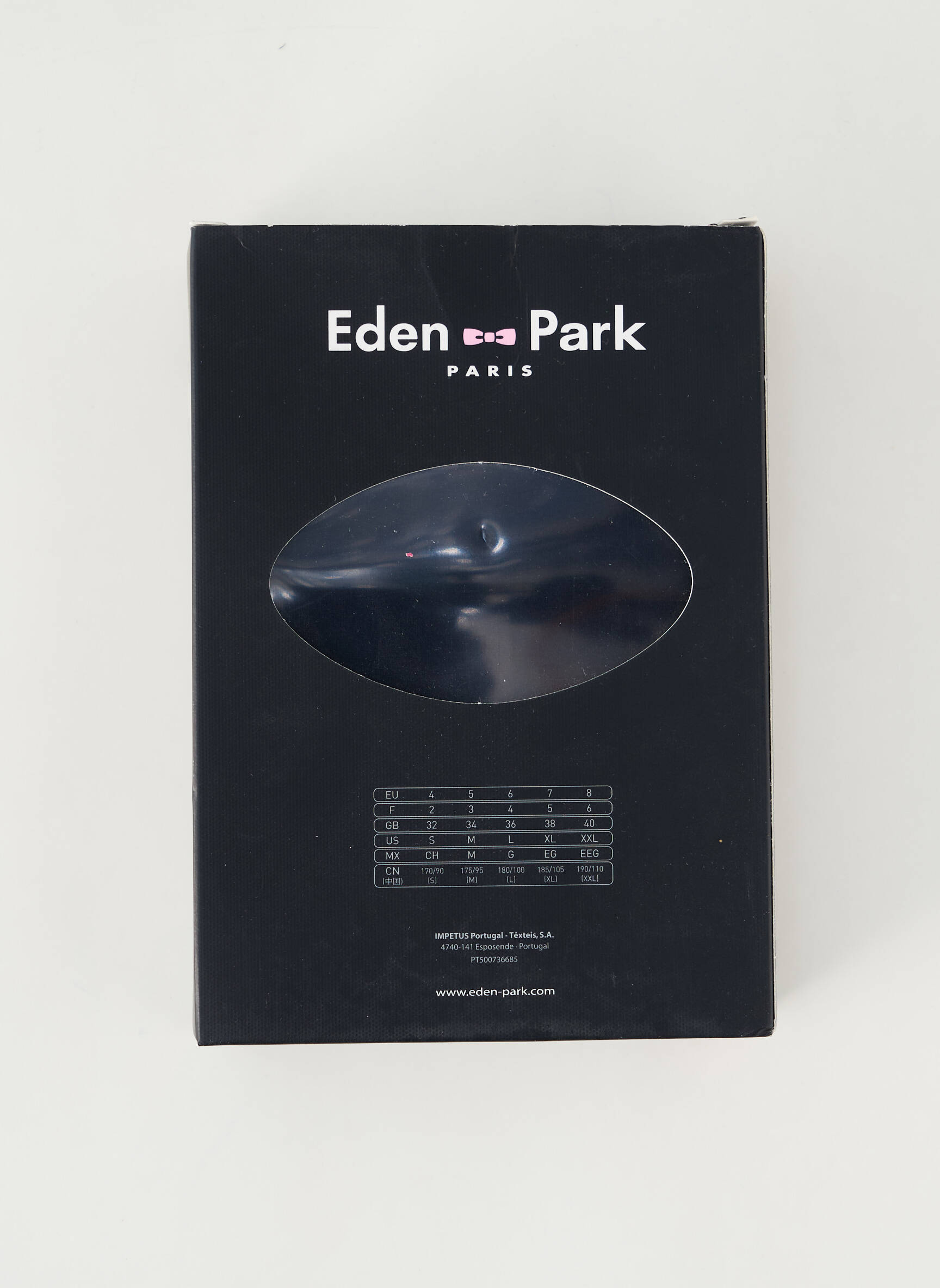 T-marškinys tamprumas trumpas rankovės juodas EDEN PARK vyras
