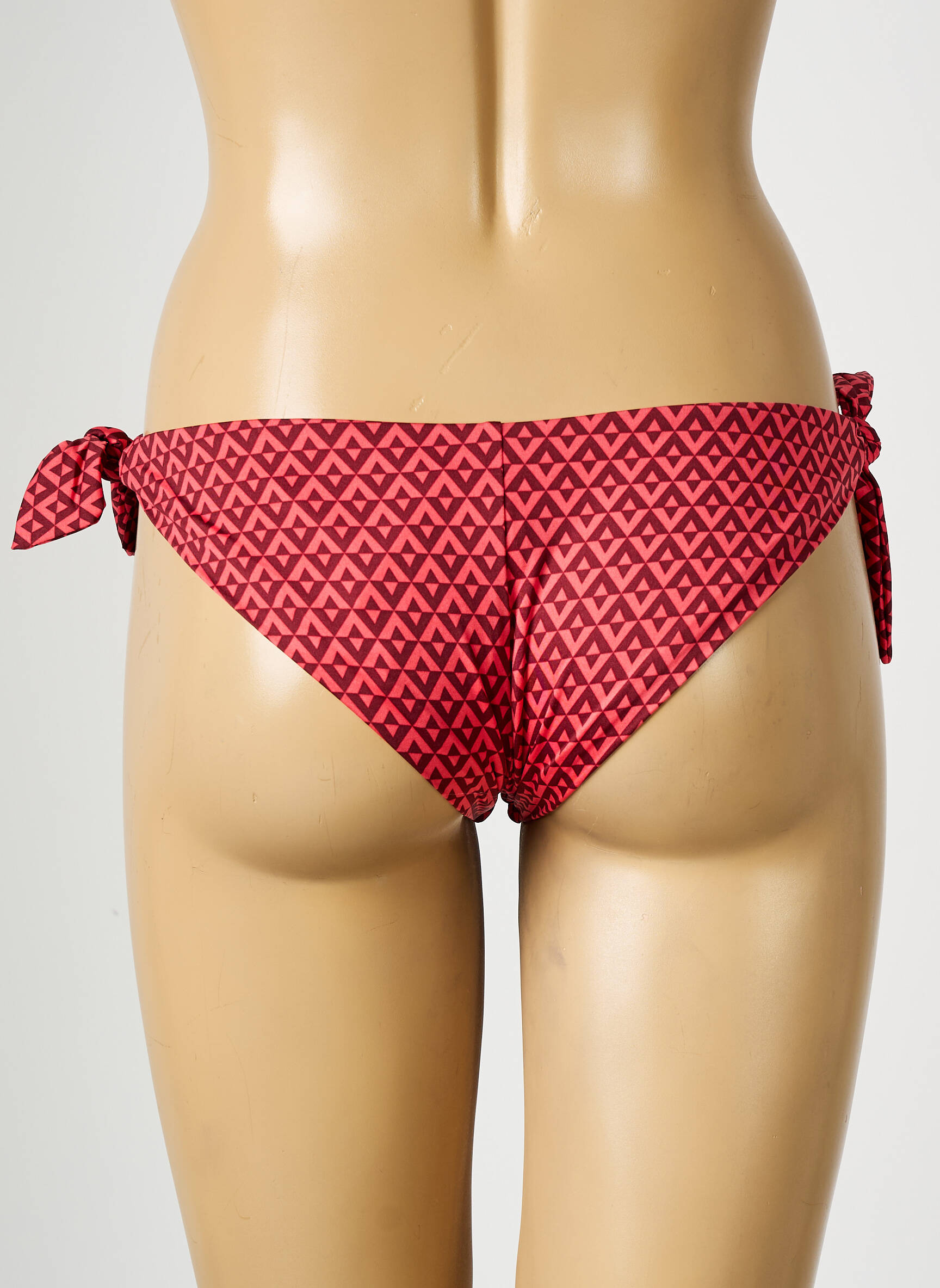 Maudymosi kelnaitės satino audinys bikini rožinė SIMONE PERELE moteris