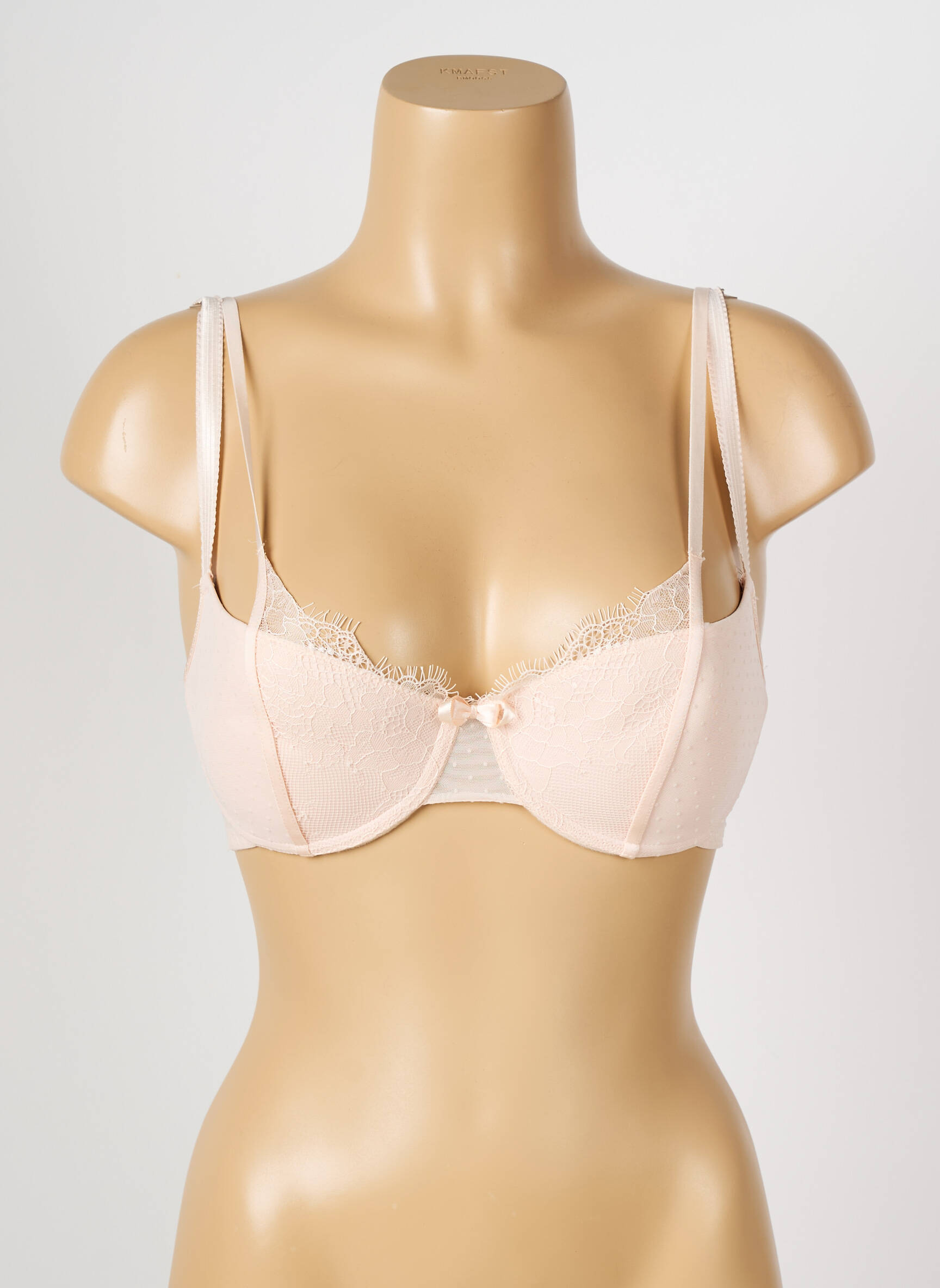 Liemenėlė push-up liemenėlė su aukštu palaikymu push-up liemenėlė su aukštu palaikymu rožinė PASSIONATA moteris