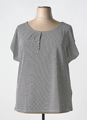 T-marškinys tiesi kirpimas trumpas rankovės baltas SHEEGO moteris
