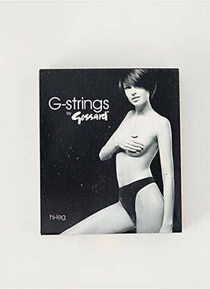 Diržas fantazijos raštas juodas GOSSARD moteris