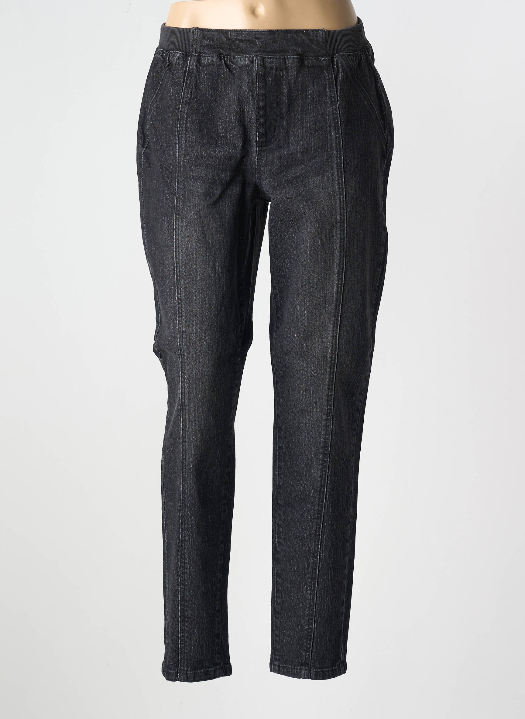 Jegging denimo audinys normala dydis juodas SHEEGO moteris