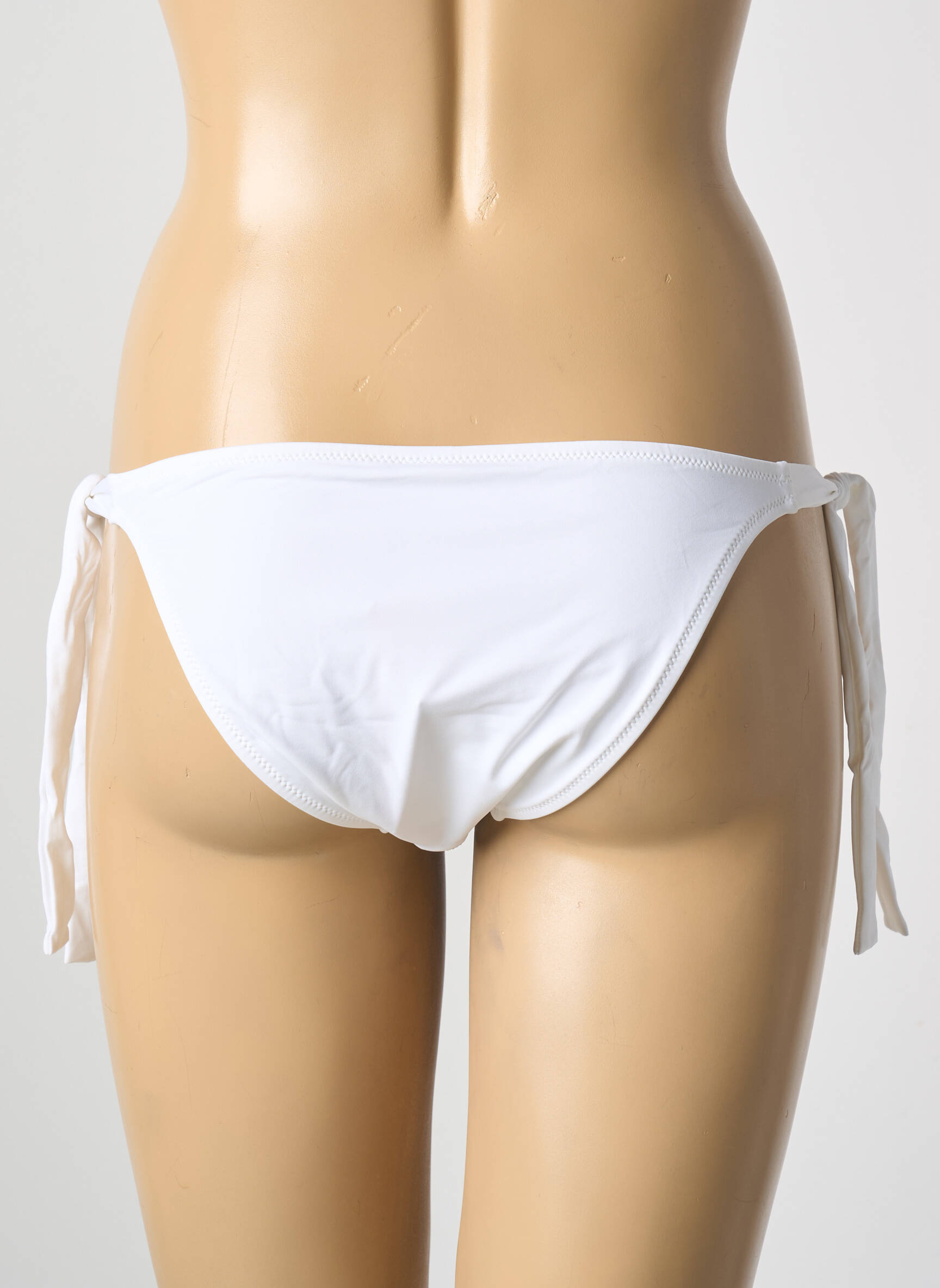 Maudymosi kelnaitės satino efektas bikini baltas ANTIGEL moteris
