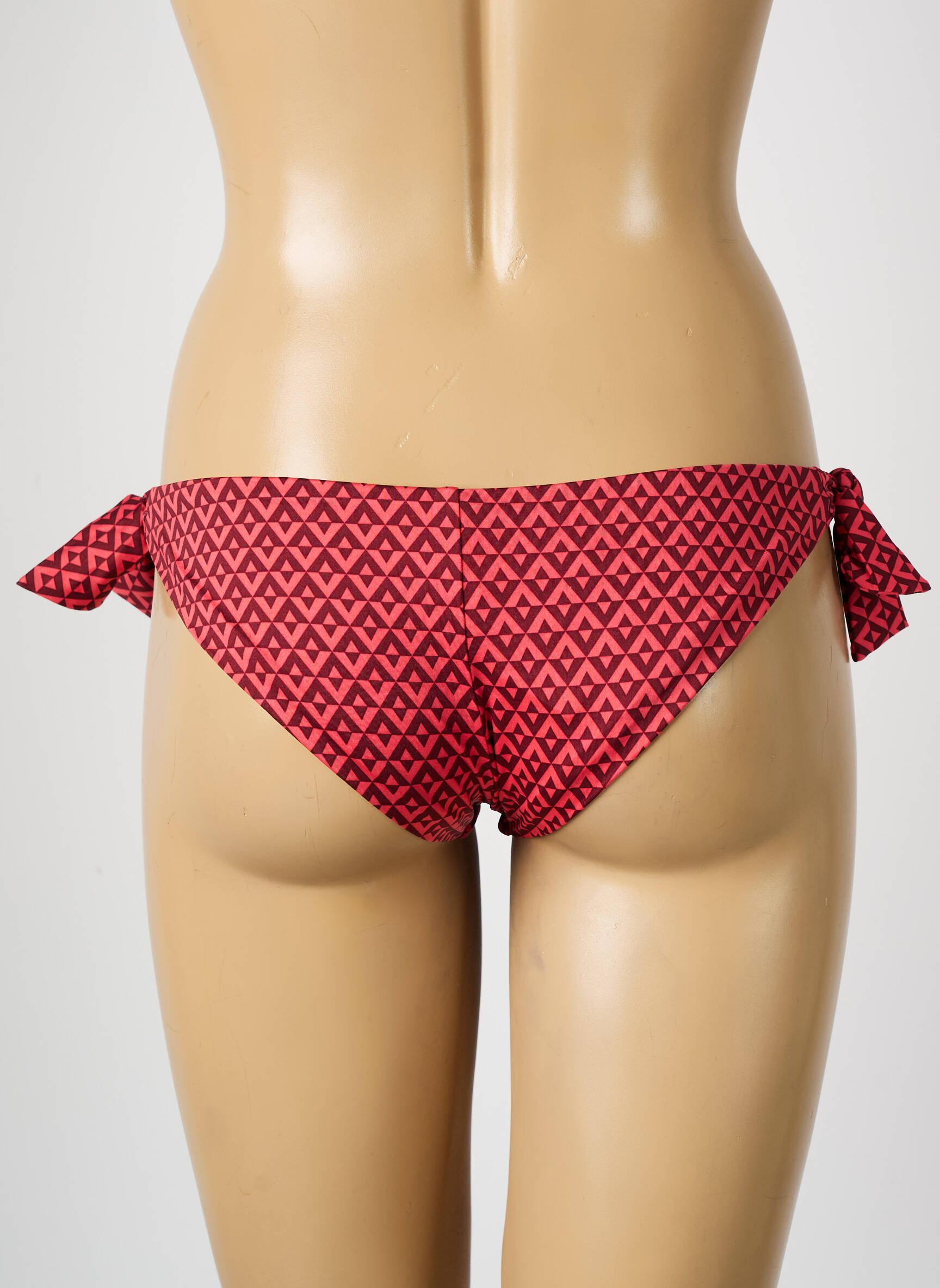 Maudymosi kelnaitės satino efektas bikini raudona SIMONE PERELE moteris
