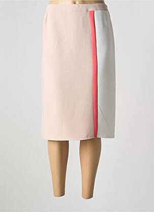 Pusilgis sijonas tiesi kirpimas bežinis GUY DUBOUIS moteris