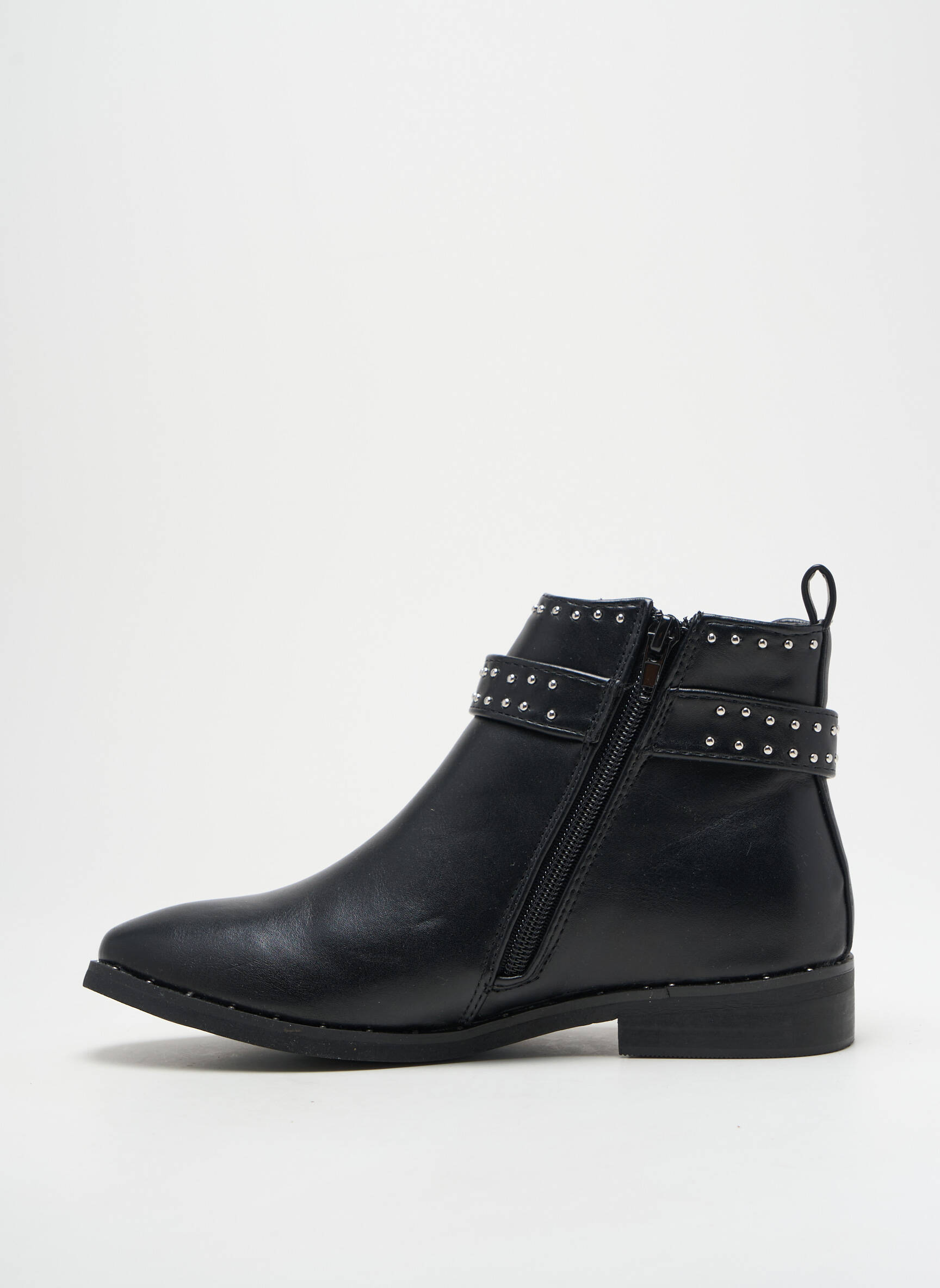 Batai/botai lygus audinys plokščias kulnas iki 3 cm juodas I LOVE SHOES moteris
