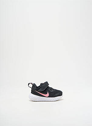 Bėgimo bateliai velcro užsegimas apvalus mygtukas juodas NIKE mergina
