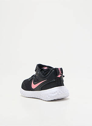 Bėgimo bateliai velcro užsegimas apvalus mygtukas juodas NIKE mergina