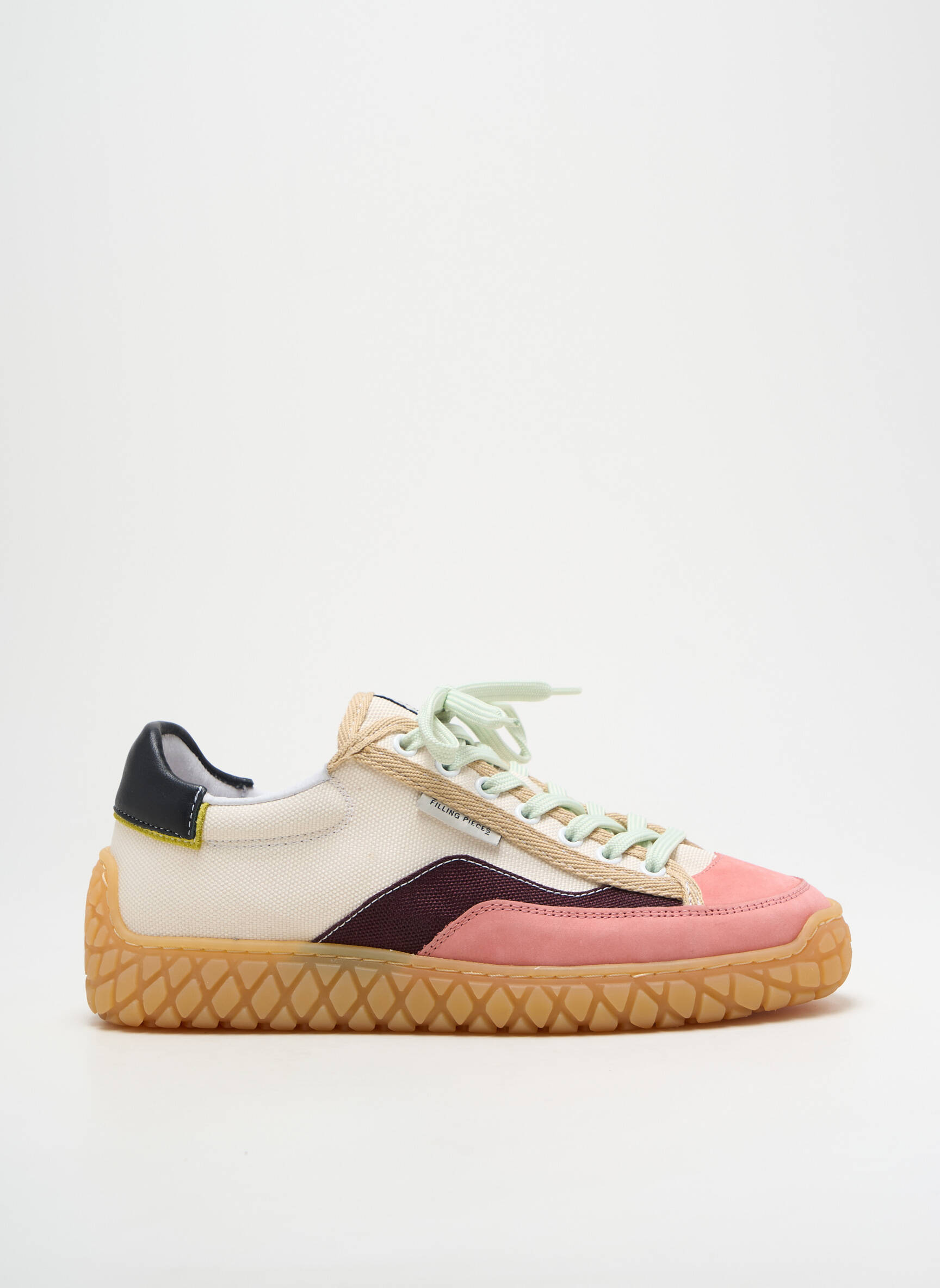 Bėgimo bateliai apvalus mygtukas plokščias kulnas iki 3 cm rožinė FILLING PIECES moteris