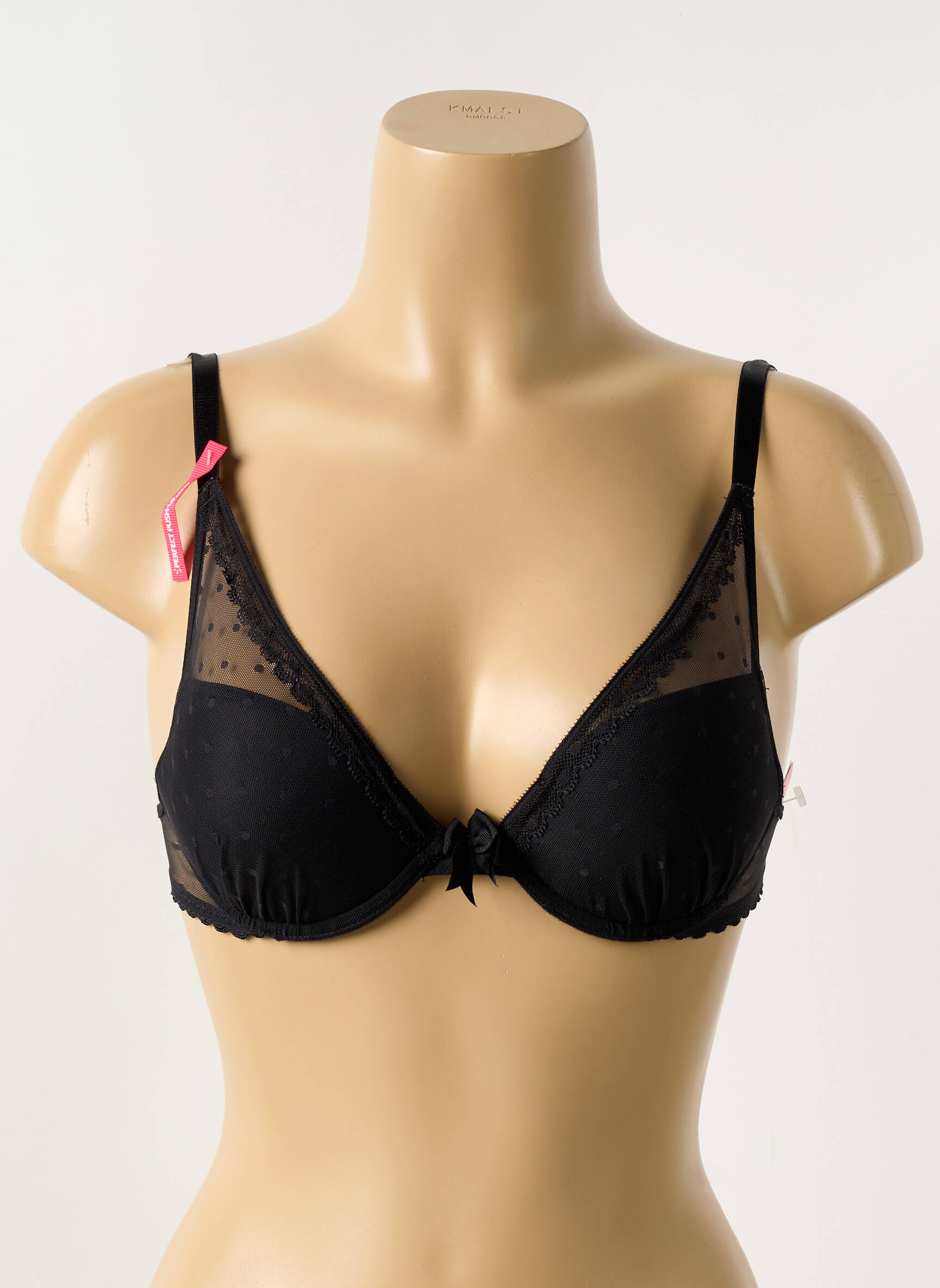 Liemenėlė push-up liemenėlė su aukštu palaikymu push-up liemenėlė su aukštu palaikymu juodas PASSIONATA moteris