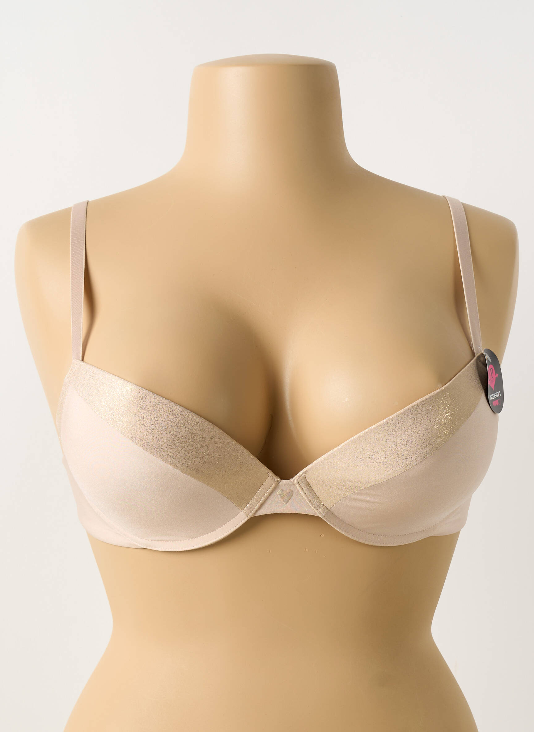 Liemenėlė push-up liemenėlė su aukštu palaikymu push-up liemenėlė su aukštu palaikymu kremas PASSIONATA moteris
