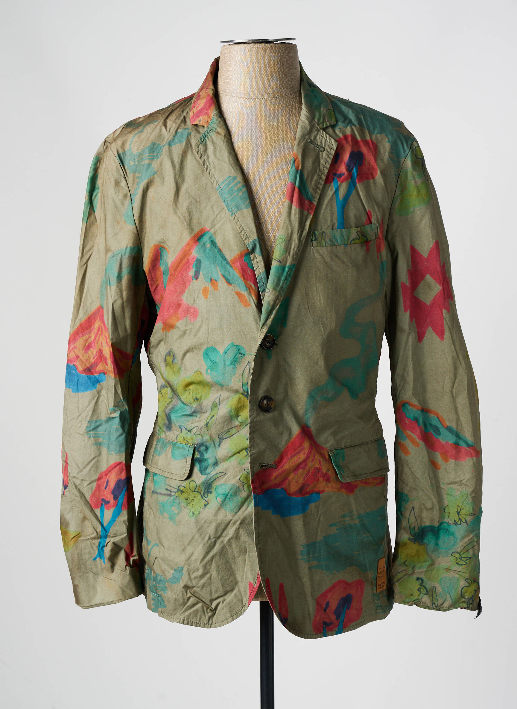 Švarkas kišenės žalias SCOTCH & SODA vyras