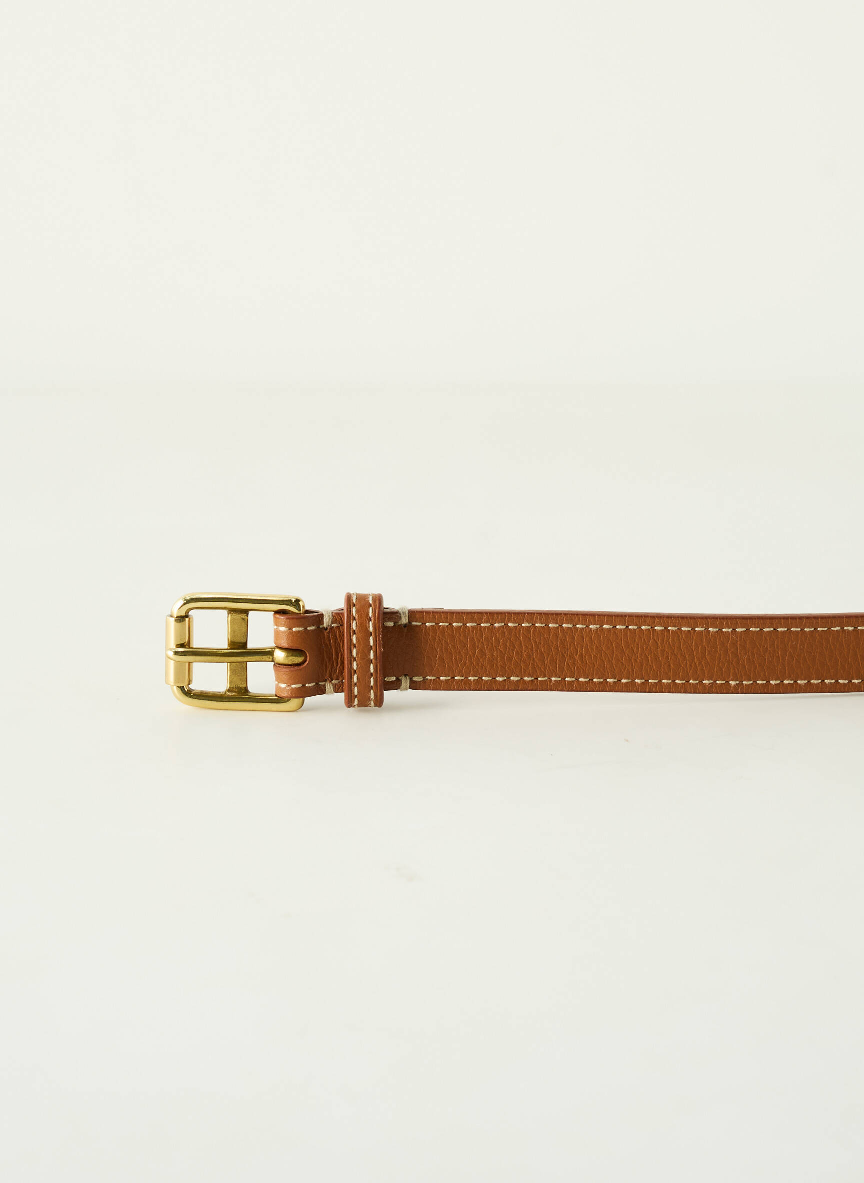 Diržas satino efektas rudas RALPH LAUREN moteris