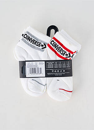 Kojinės tamprumas baltas CONVERSE vaikas