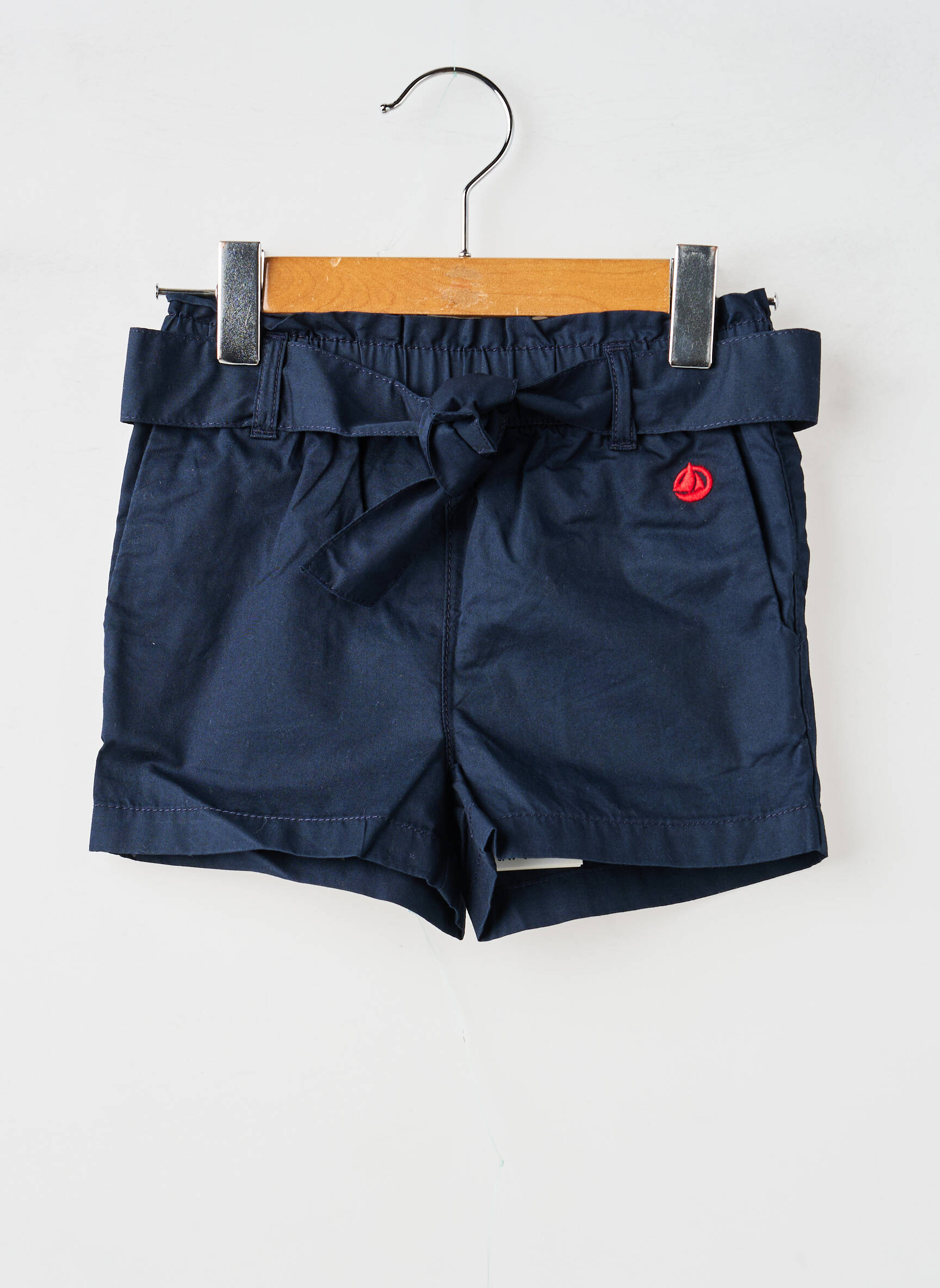 Šortas kišenės elastinė dydis mėlyna PETIT BATEAU mergina