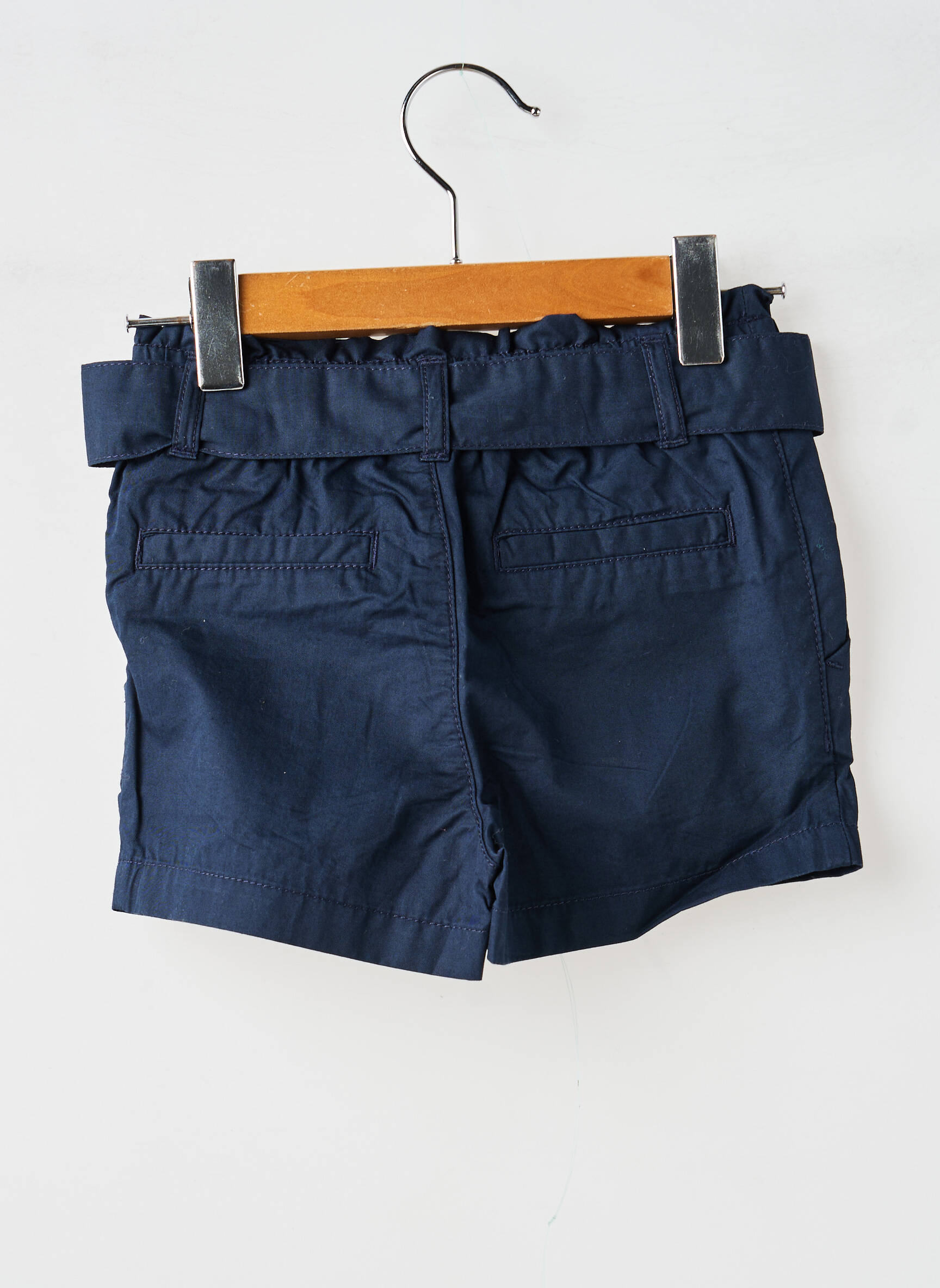 Šortas kišenės elastinė dydis mėlyna PETIT BATEAU mergina