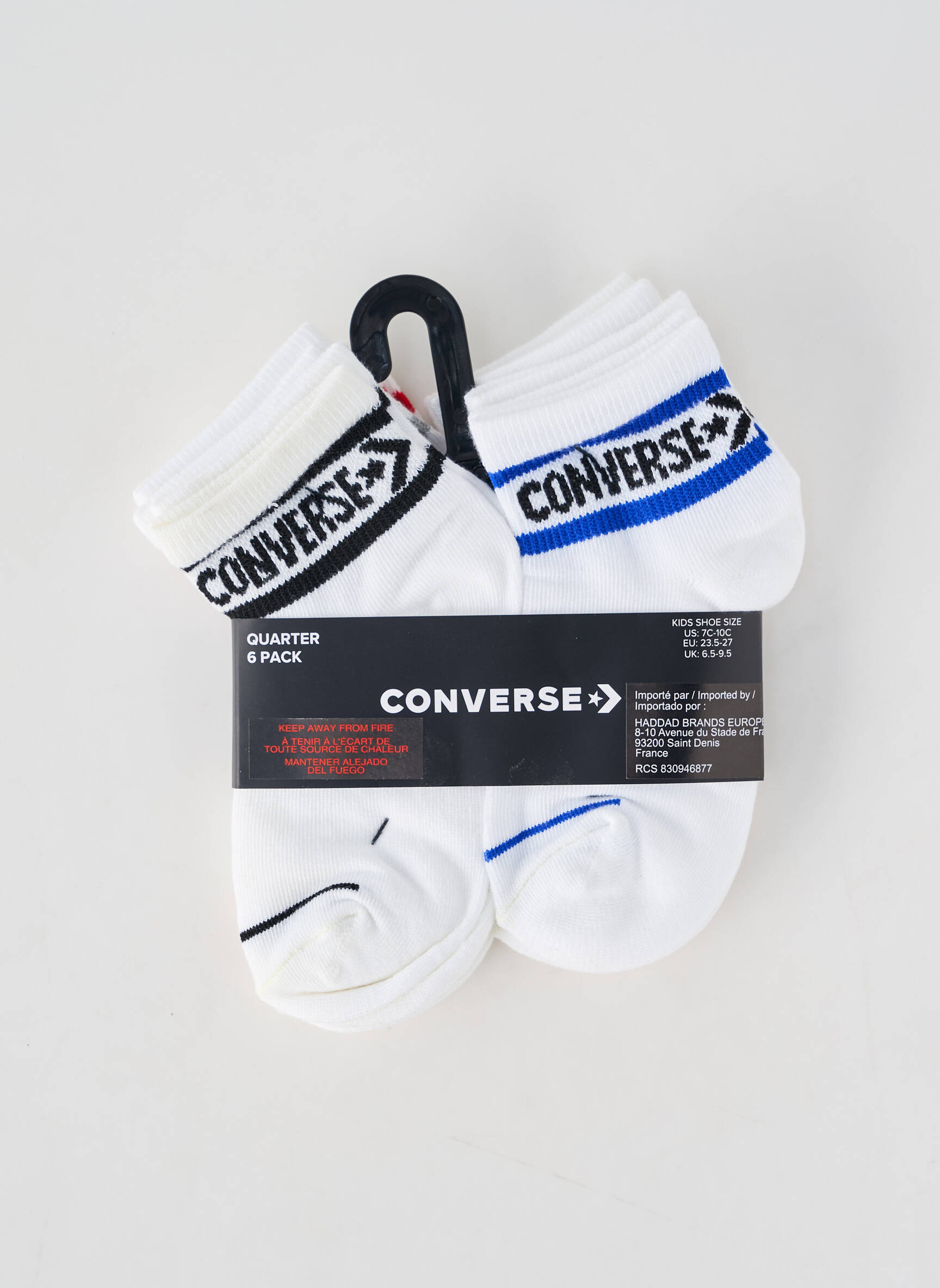 Kojinės tamprumas baltas CONVERSE vaikas