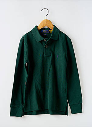 Polo ilgos rankovės ilgos rankovės žalias RALPH LAUREN berniukas