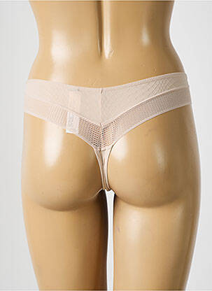 Tanga tamprumas kremas PASSIONATA moteris