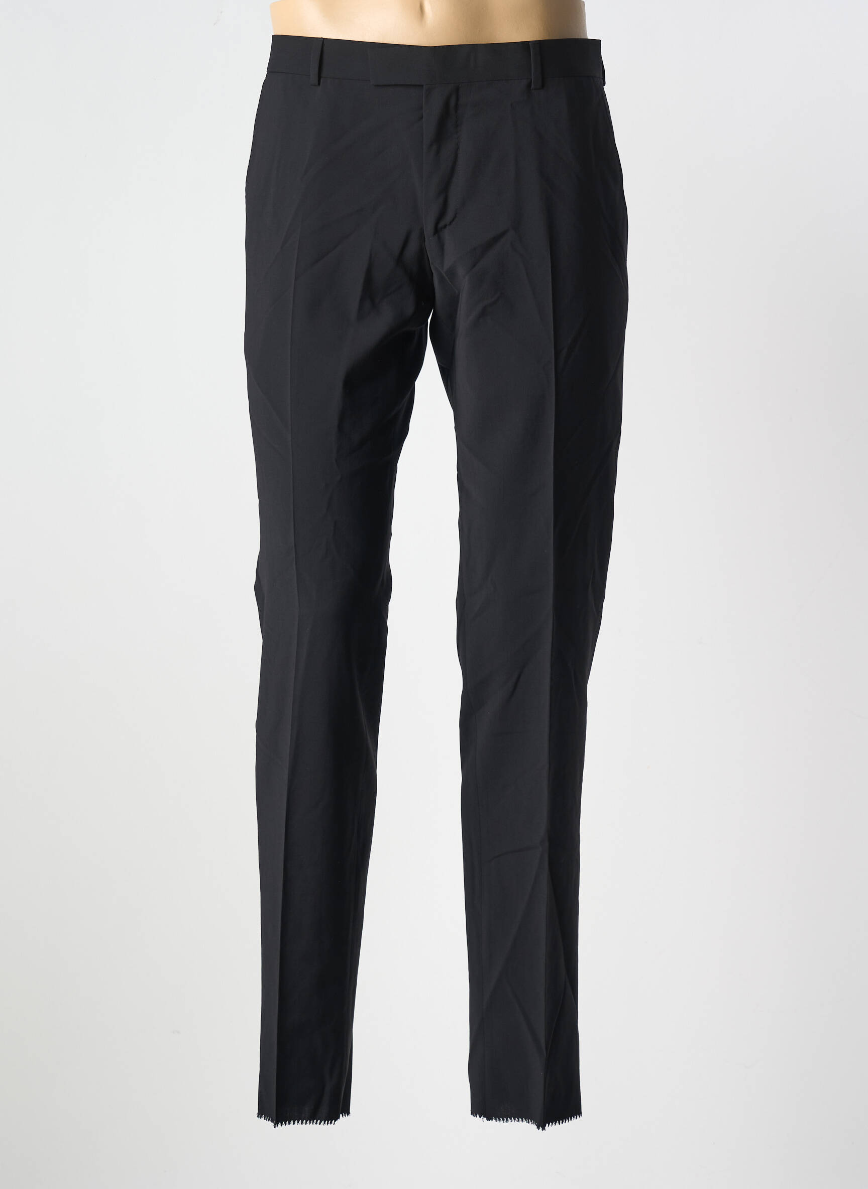 Lieknos kelnės popelinos audinys, kuris pasižymi lygiu ir tankiu paviršiumi. normala dydis juodas STRELLSON vyras