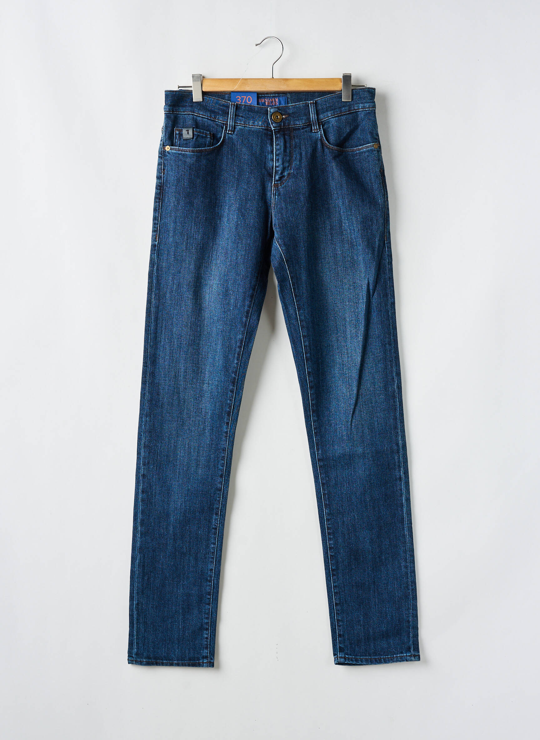 Lieknos džinsai brutinis audimas normala dydis mėlyna TRUSSARDI JEANS vyras