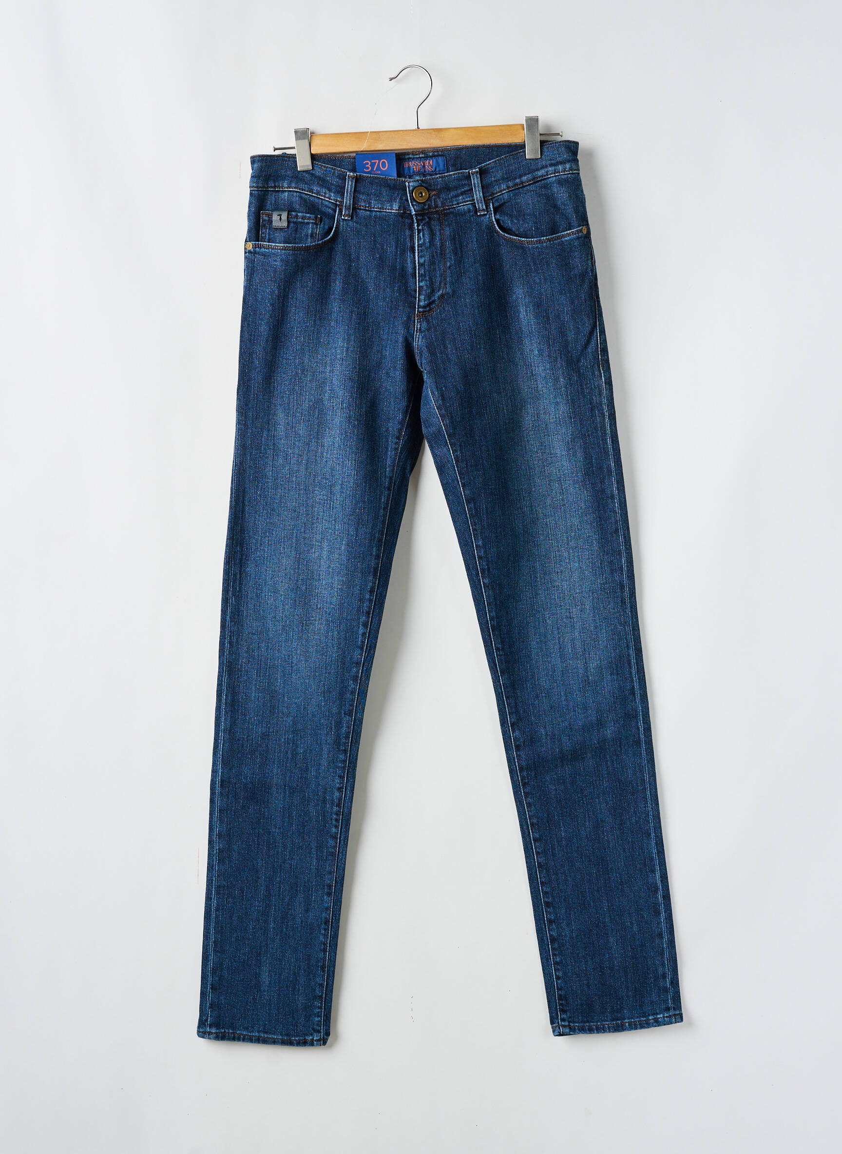 Lieknos džinsai kišenės normala dydis mėlyna TRUSSARDI JEANS vyras