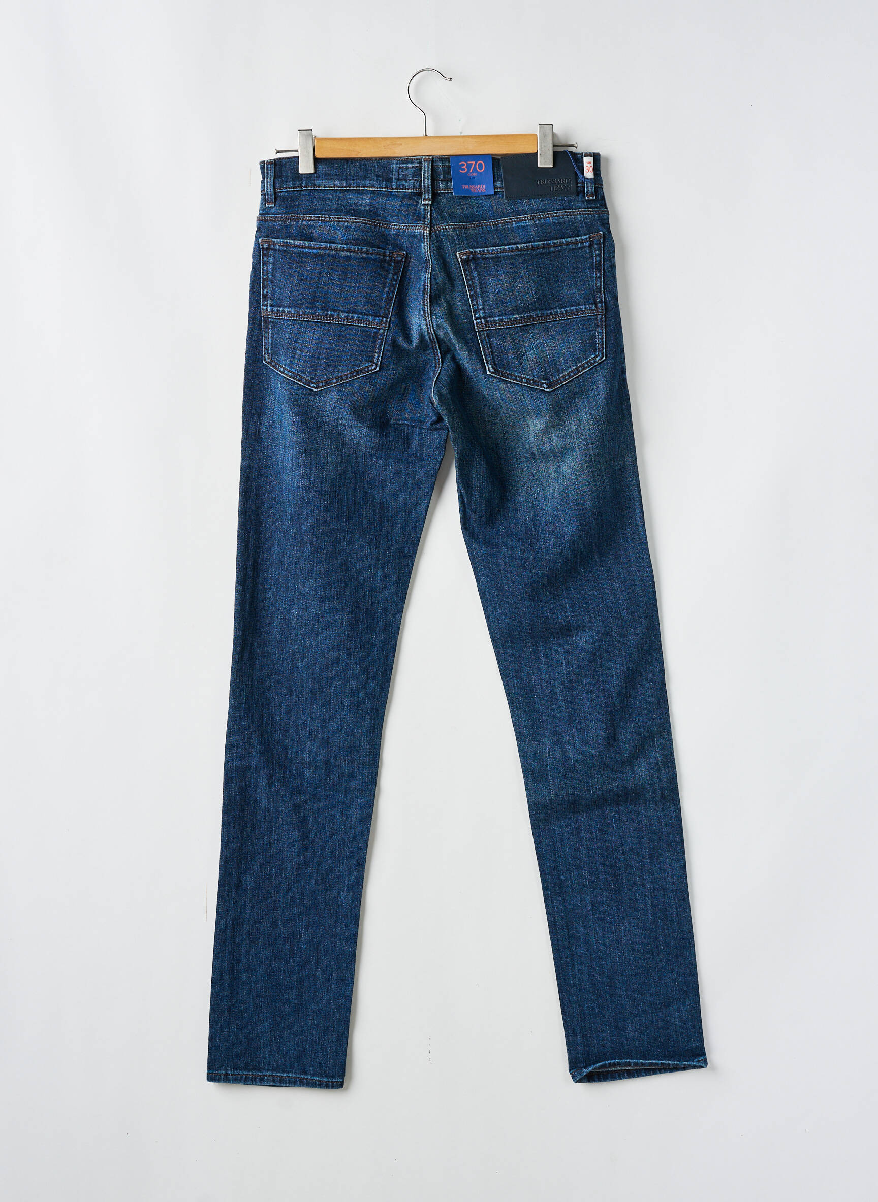 Lieknos džinsai kišenės normala dydis mėlyna TRUSSARDI JEANS vyras