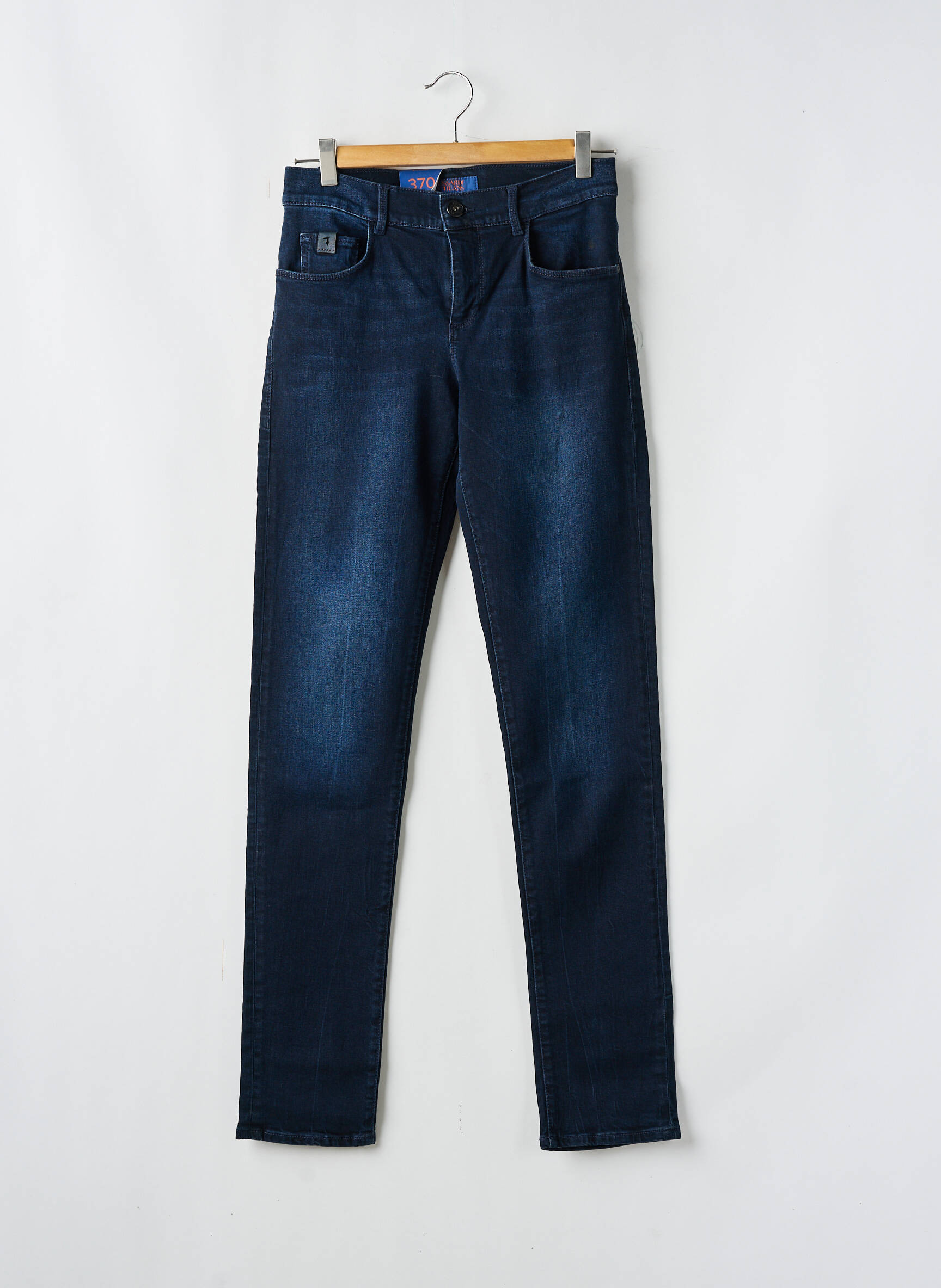 Lieknos džinsai brutinis audimas normala dydis mėlyna TRUSSARDI JEANS vyras