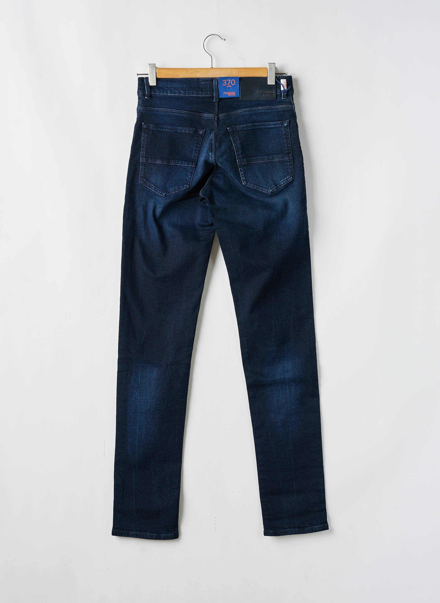 Lieknos džinsai brutinis audimas normala dydis mėlyna TRUSSARDI JEANS vyras