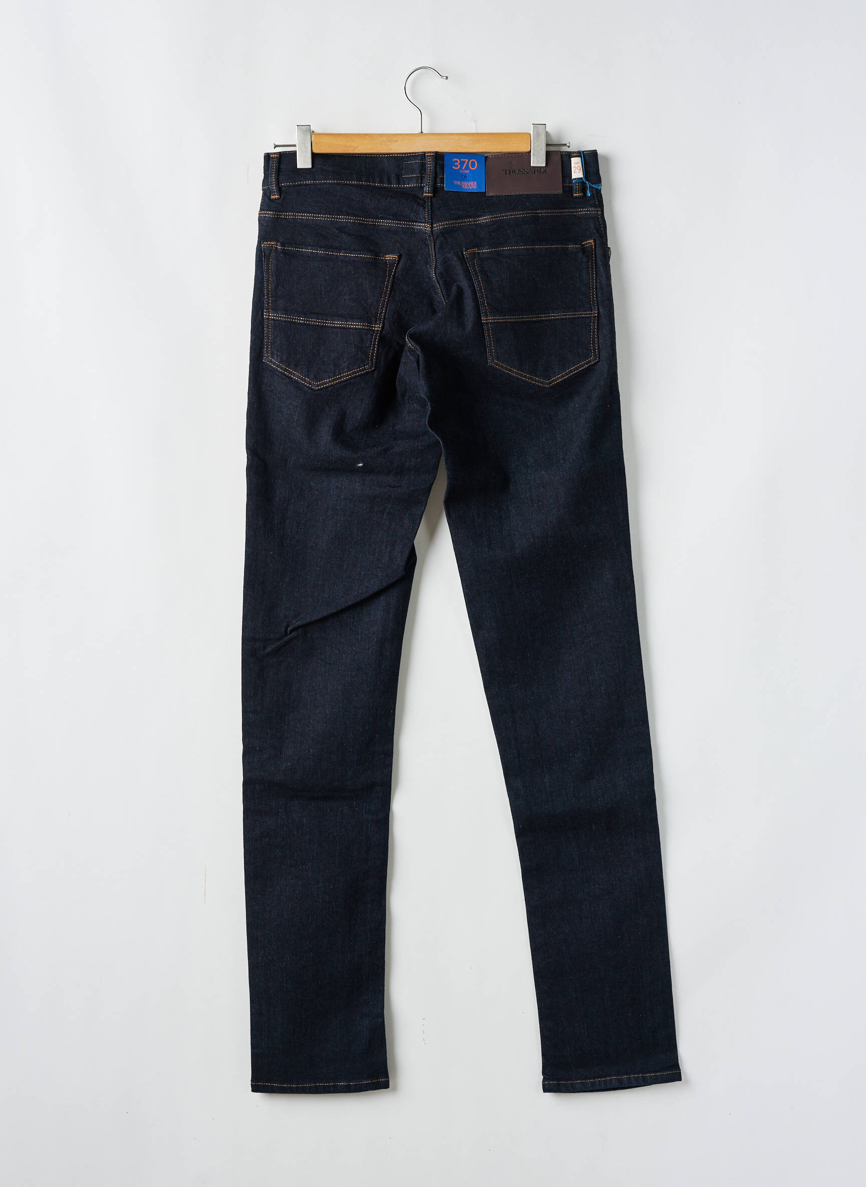 Lieknos džinsai brutinis audimas normala dydis mėlyna TRUSSARDI JEANS vyras