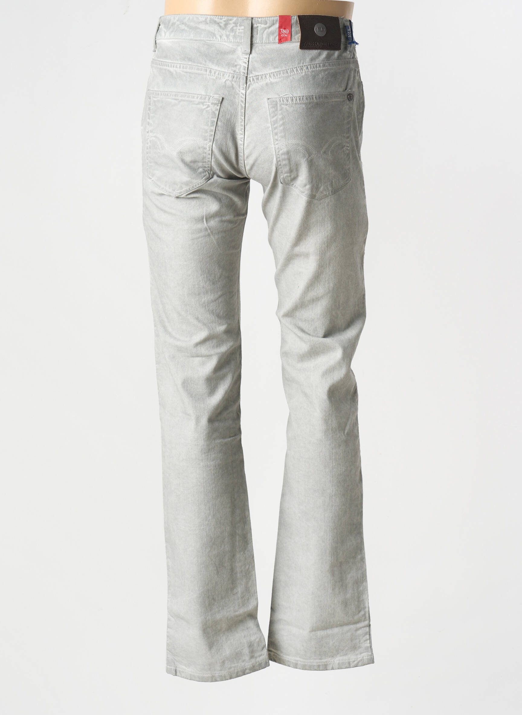 Lieknos džinsai tamprumas normala dydis pilka TRUSSARDI JEANS vyras