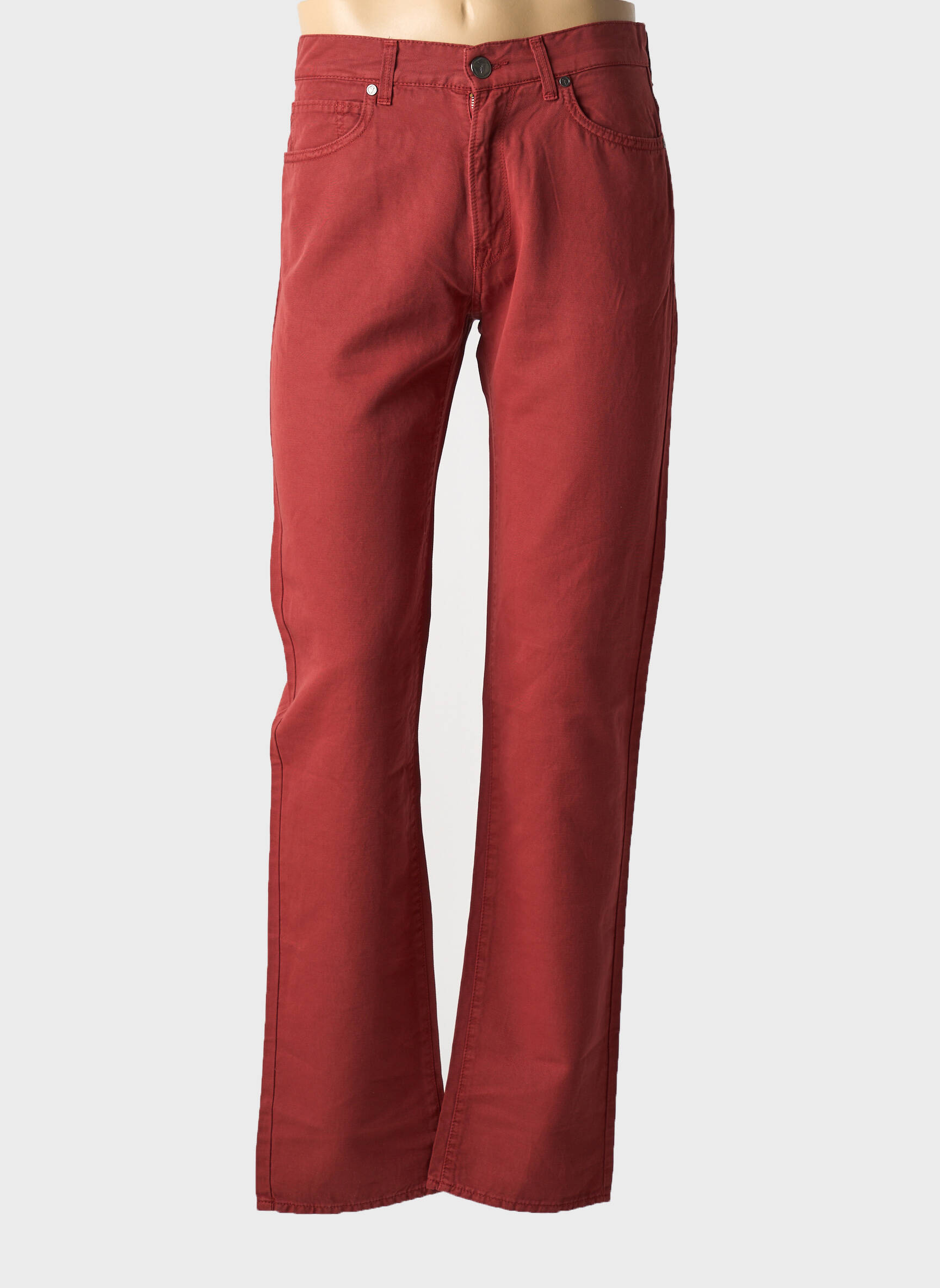 Lieknos džinsai kišenės normala dydis raudona TRUSSARDI JEANS vyras