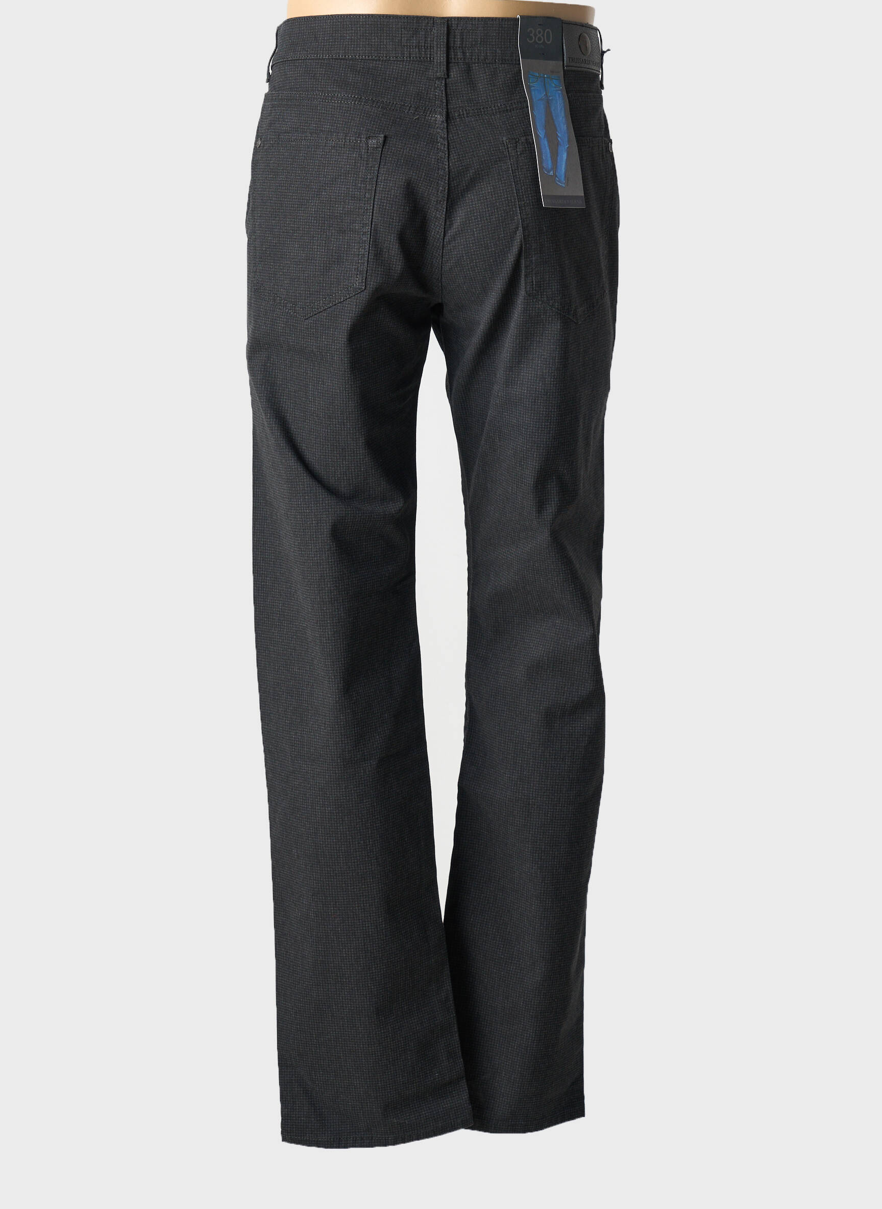 Lieknos džinsai kišenės normala dydis juodas TRUSSARDI JEANS vyras