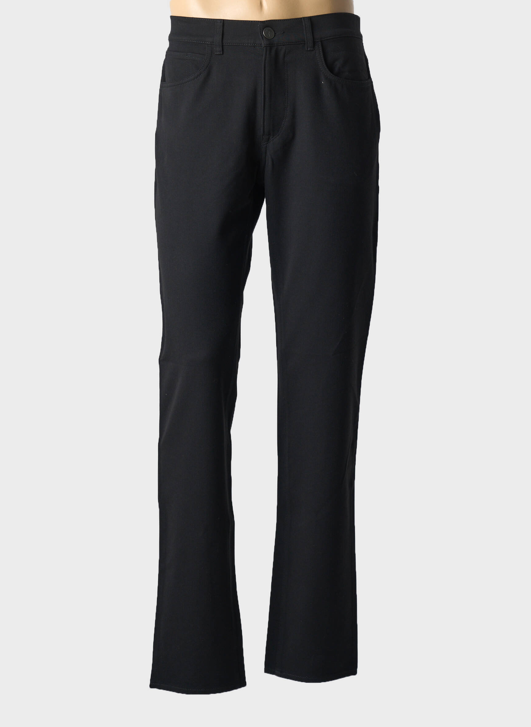 Lieknos kelnės uždarymas su užtrauktuku po mygtuku uždengimu normala dydis juodas TRUSSARDI JEANS vyras